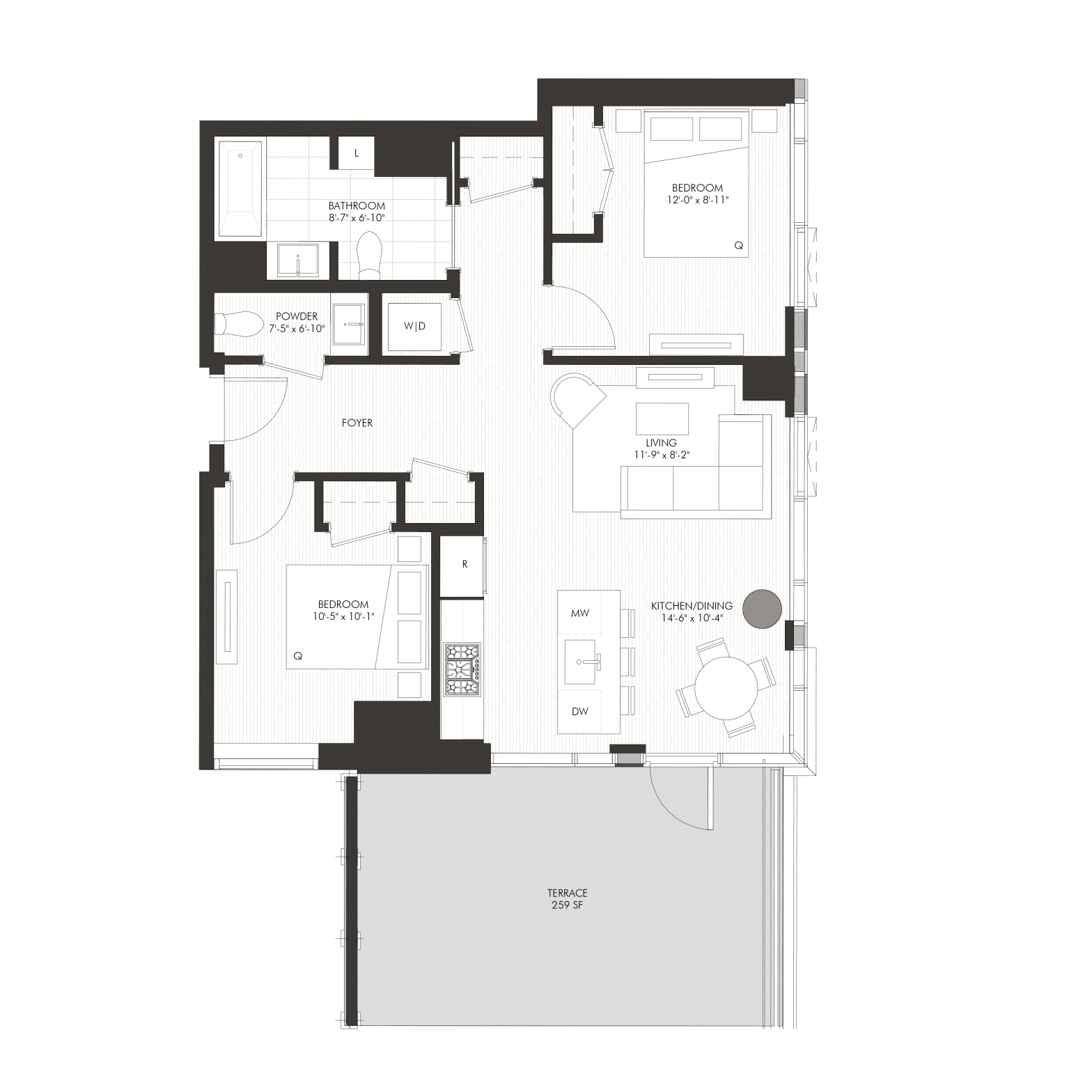 Unit 310 floorplan